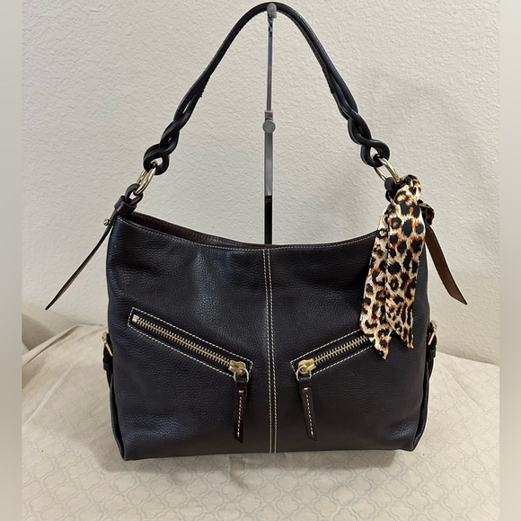 Dooney & Bourke brown leather bag - Picture 1 of 16